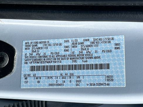 Used 2022 Ford F150 XLT w/ Equipment Group 302A High AWD/4WD image 31