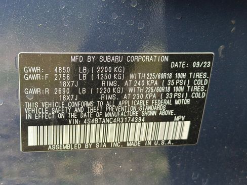 Used 2024 Subaru Outback Limited image 13