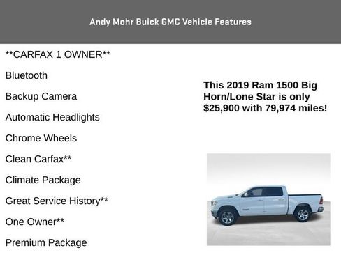 Used 2019 RAM 1500 Big Horn AWD/4WD image 4