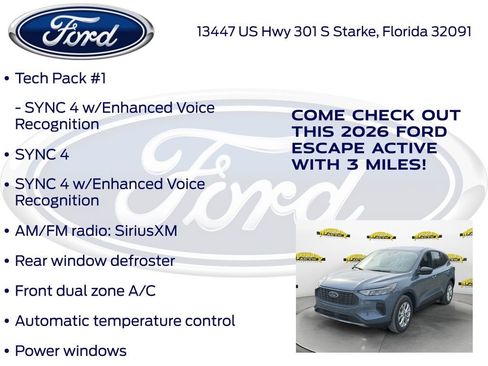 New 2026 Ford Escape Active w/ Tech Pack #1 image 15