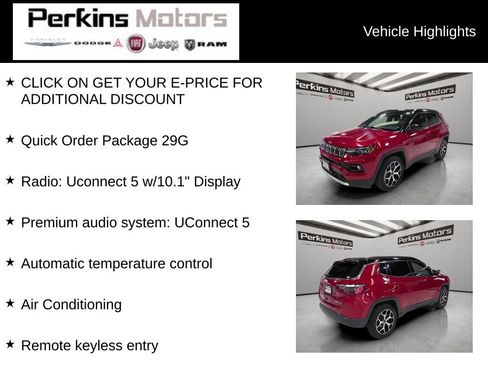 Used 2025 Jeep Compass Limited AWD/4WD image 7