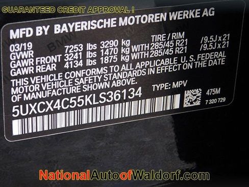 Used 2019 BMW X7 xDrive50i w/ Luxury Seating Package image 37