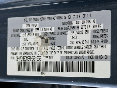 Used 2024 MAZDA CX-30 AWD 2.5 S w/ Preferred Package image 12