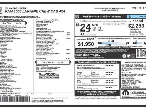 Used 2020 RAM 1500 Laramie image 4