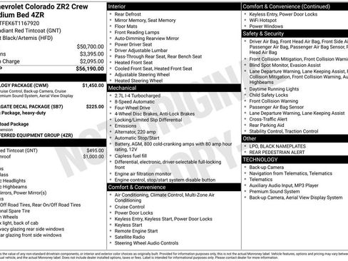 New 2026 Chevrolet Colorado ZR2 w/ Technology Package image 26