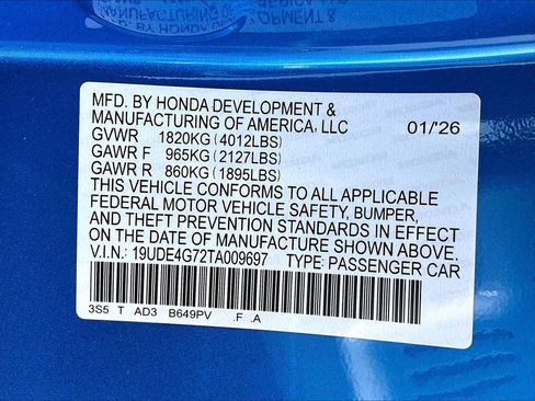 New 2026 Acura Integra A-Spec FWD image 29