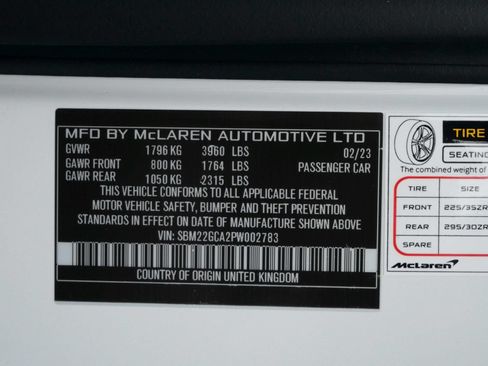 Used 2023 McLaren GT RWD image 23