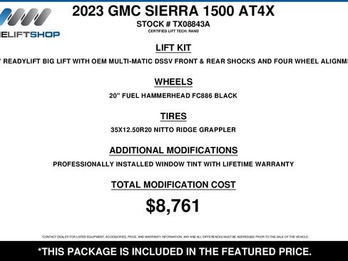 Used 2023 GMC Sierra 1500 AT4X w/ AT4X AEV Edition AWD/4WD image 2