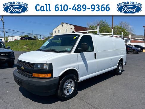 Used 2022 Chevrolet Express 2500 Extended w/ Driver Convenience Package RWD image 1
