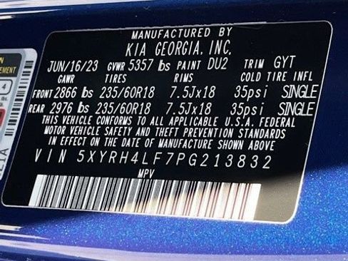 Used 2023 Kia Sorento EX w/ Panoramic Sunroof Package image 38