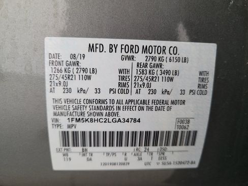 Used 2020 Ford Explorer Platinum w/ Premium Technology Package AWD/4WD image 33