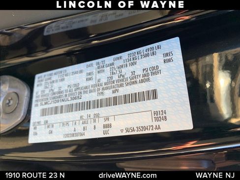 Certified 2022 Lincoln Corsair AWD w/ Equipment Group 101A image 29