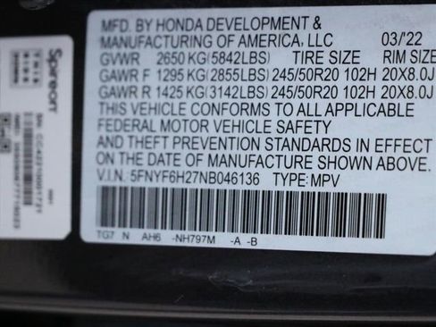 Used 2022 Honda Pilot Special Edition image 31