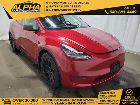 Used 2020 Tesla Model Y Long Range AWD/4WD image 1