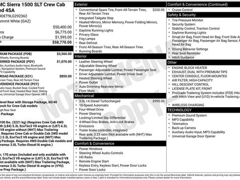 Used 2020 GMC Sierra 1500 SLT w/ SLT Premium Package image 4