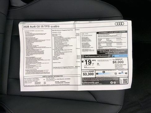 New 2026 Audi Q8 Premium Plus image 15