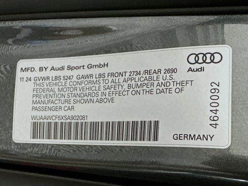 Used 2025 Audi RS 5 Sportback image 36