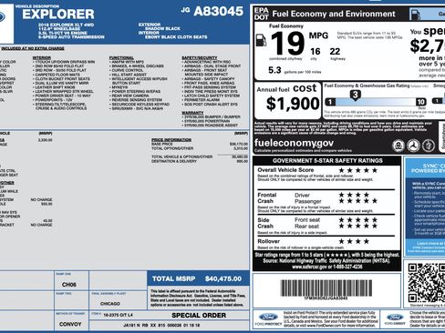 Used 2018 Ford Explorer XLT w/ Equipment Group 201A image 5