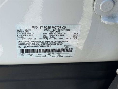 Used 2023 Ford Explorer Timberline AWD/4WD image 16