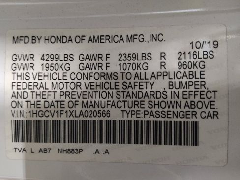 Used 2020 Honda Accord LX image 33