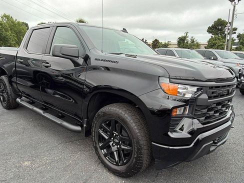 New 2026 Chevrolet Silverado 1500 Custom w/ Turbomax Blackout Package RWD image 3