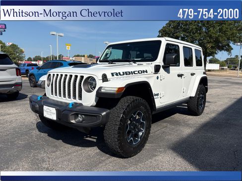 Used 2022 Jeep Wrangler Unlimited Rubicon 4xe w/ Cold Weather Group AWD/4WD image 1