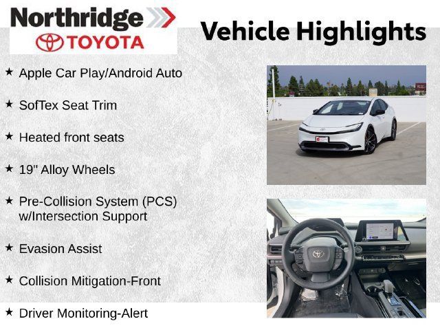 Certified 2024 Toyota Prius XLE FWD image 2