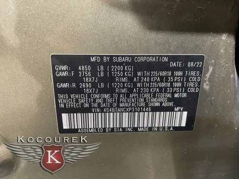 Used 2023 Subaru Outback Limited w/ Popular Package #2 image 26