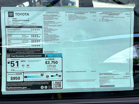 New 2026 Toyota Camry LE FWD image 20
