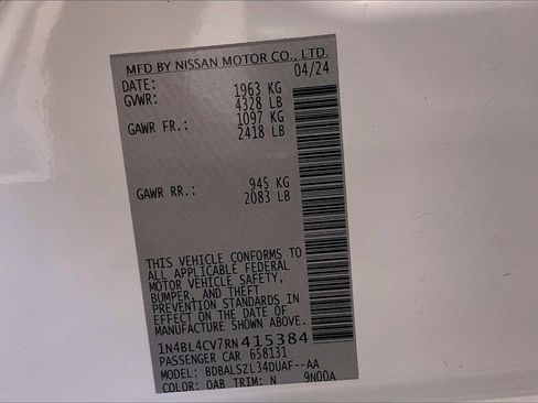 Certified 2024 Nissan Altima 2.5 SR w/ SR Premium Package image 30