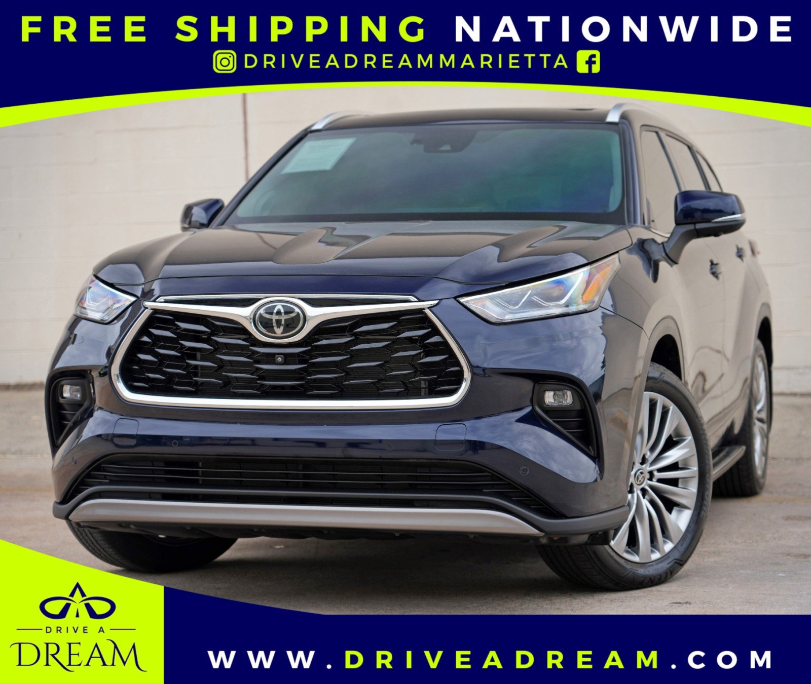Used 2024 Toyota Highlander Platinum FWD image 1