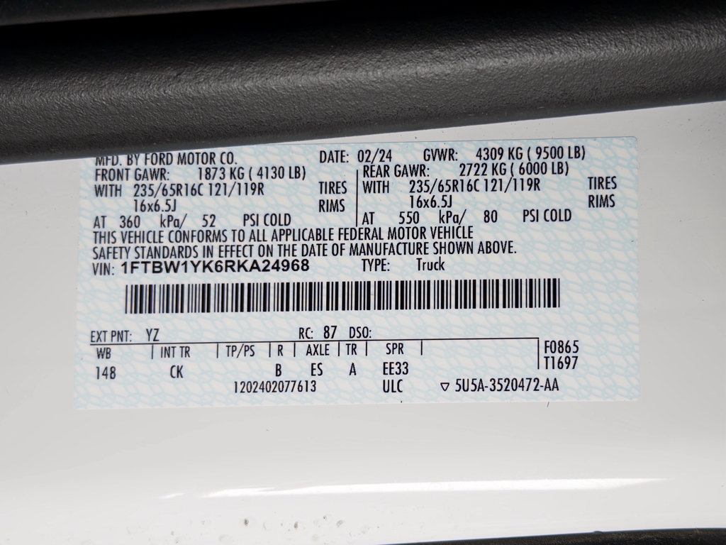 Used 2024 Ford E-Transit Low Roof RWD image 25