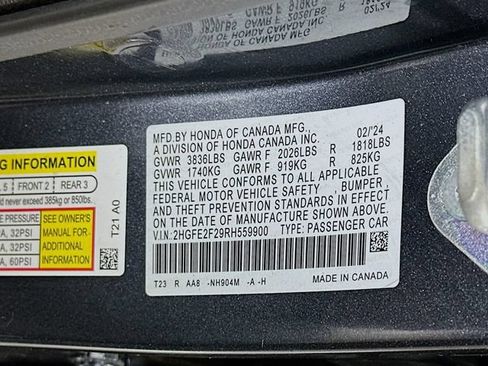 Used 2024 Honda Civic LX image 32