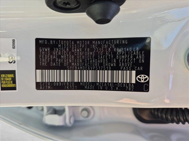 New 2027 Toyota Corolla LE FWD image 17