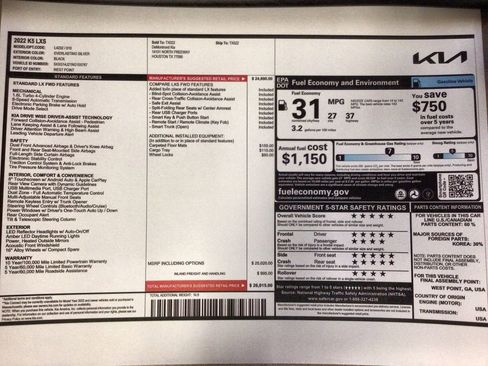 Used 2022 Kia K5 LXS image 37