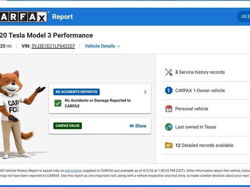 Used 2020 Tesla Model 3 Performance image 11