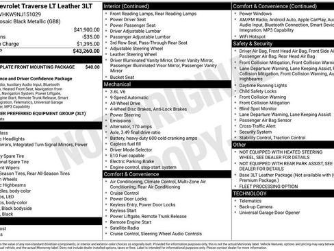 Used 2022 Chevrolet Traverse LT image 5