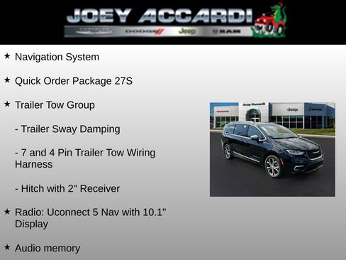 New 2026 Chrysler Pacifica Pinnacle w/ Trailer Tow Group image 4
