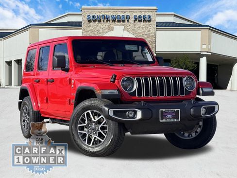 Used 2024 Jeep Wrangler Sahara w/ Technology Group image 1
