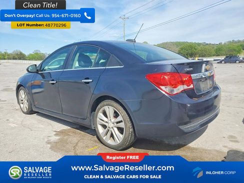 Used 2015 Chevrolet Cruze LTZ w/ Sun, Sound and Sport Package image 3