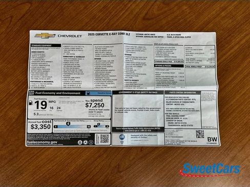 Used 2025 Chevrolet Corvette E-Ray AWD/4WD image 59