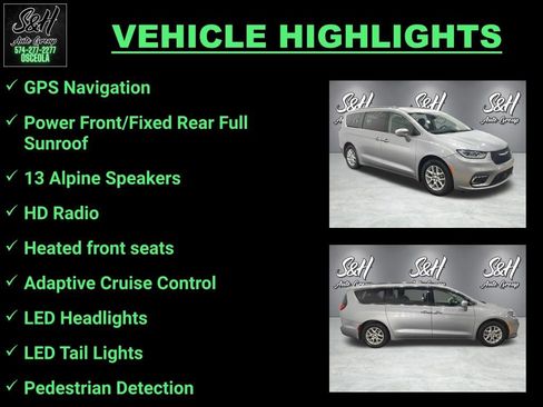 Used 2021 Chrysler Pacifica Touring-L w/ Uconnect Theater Family Group FWD image 3