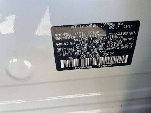 Used 2021 Subaru Forester Touring w/ Popular Package #2 AWD/4WD image 31