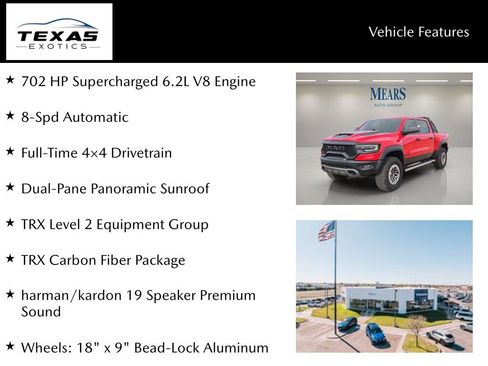 Used 2024 RAM 1500 TRX w/ TRX Level 2 Equipment Group image 2