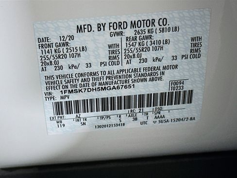 Used 2021 Ford Explorer XLT w/ Equipment Group 202A image 12