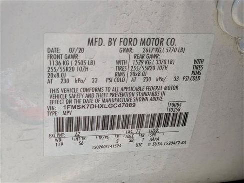 Used 2020 Ford Explorer XLT w/ Equipment Group 202A RWD image 25