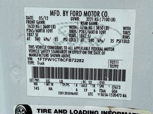Used 2012 Ford F150 Lariat w/ Lariat Plus Pkg RWD image 40