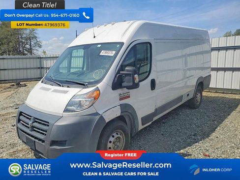 Used 2016 RAM ProMaster 3500 w/ Mopar Trailer Tow Group FWD image 1