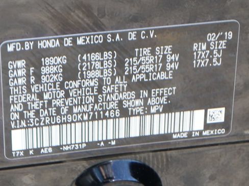 Used 2019 Honda HR-V Touring image 47