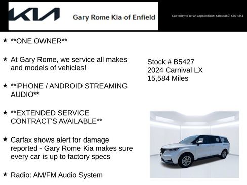 Certified 2024 Kia Carnival LX FWD image 7